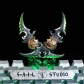 WOW Warglaive of Azzinoth Metal / Resin Artisan Keycaps for Mechanical Gaming Keyboard